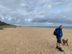 A much nicer day, on the beach between Scratby & Hemsby